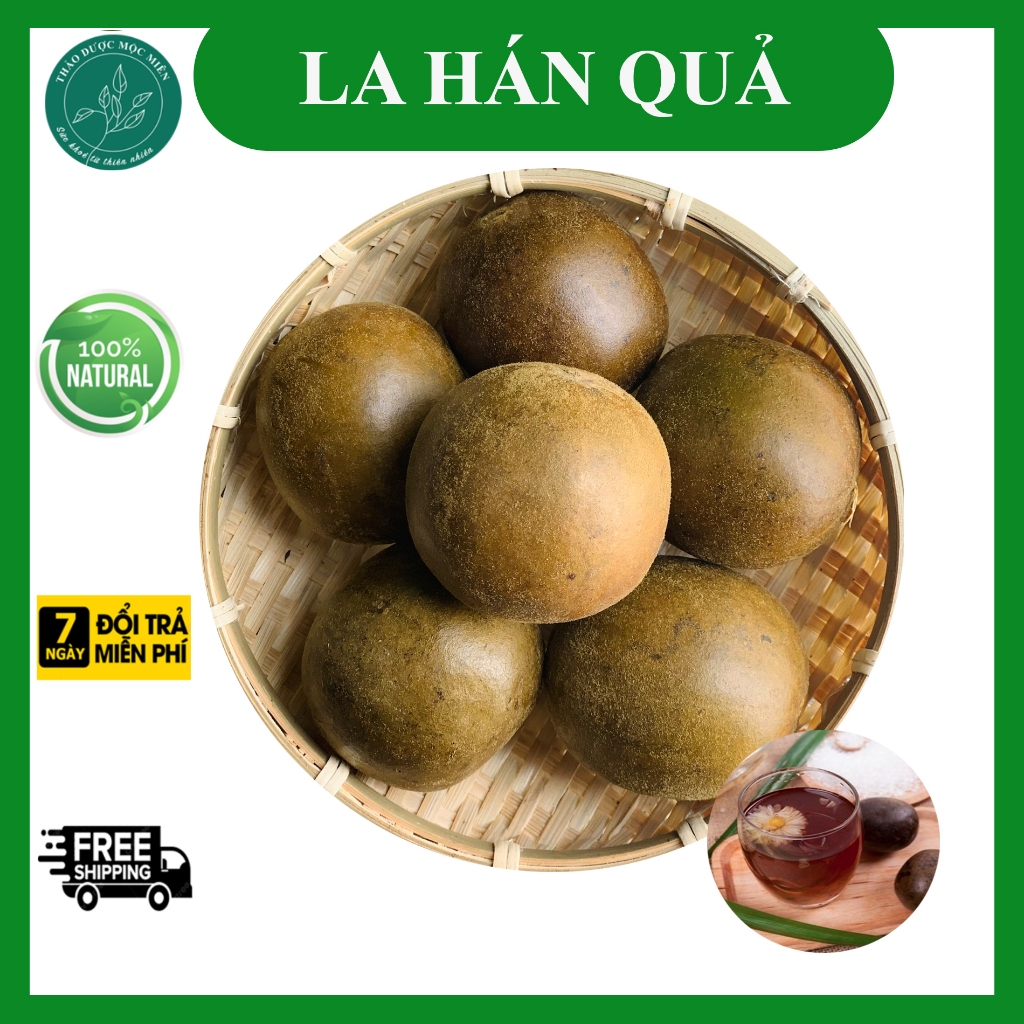 1-2 Quả La Hán Khô Đẹp Quả To Đều không vỡ Thượng Hạng - Giúp Thanh Nhiệt Giảm ho, Detox cơ thể