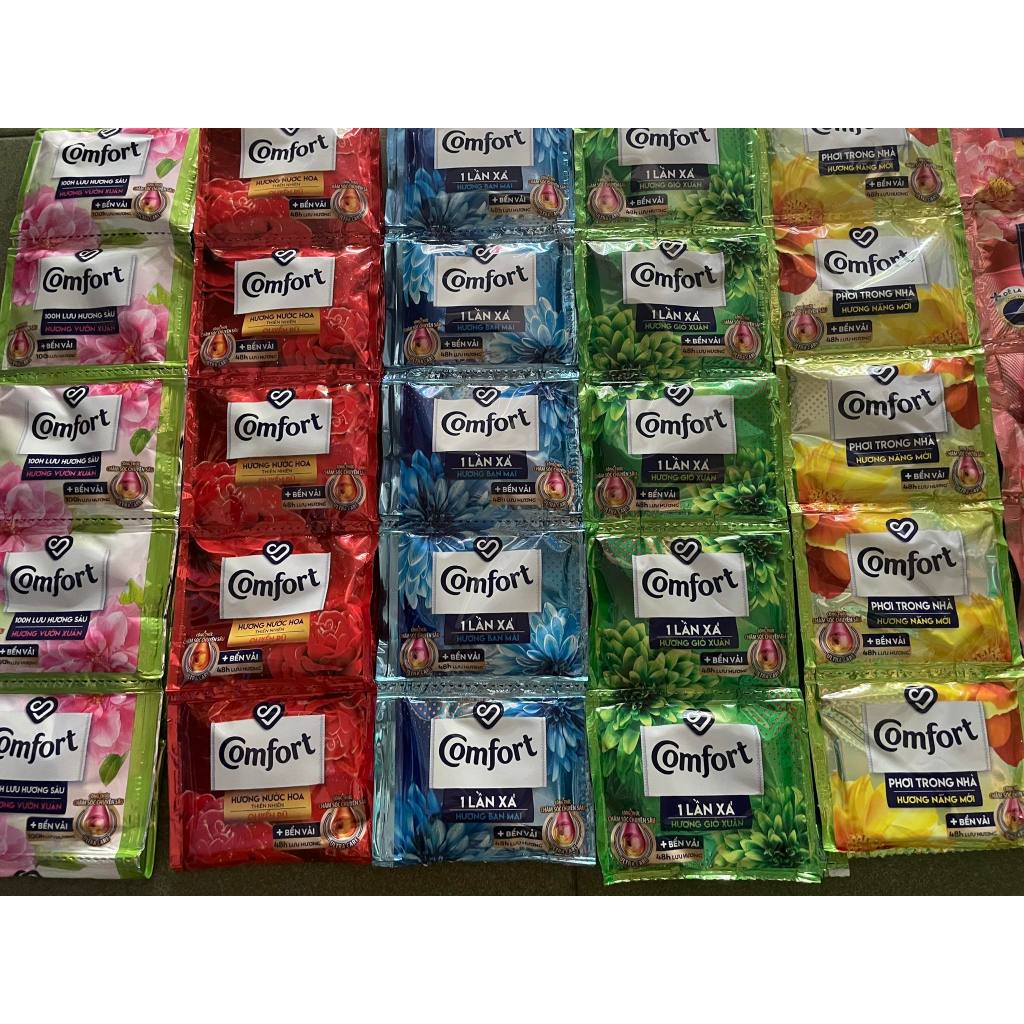 Nước Xả Vải Comfort dây 10 Gói 20ml
