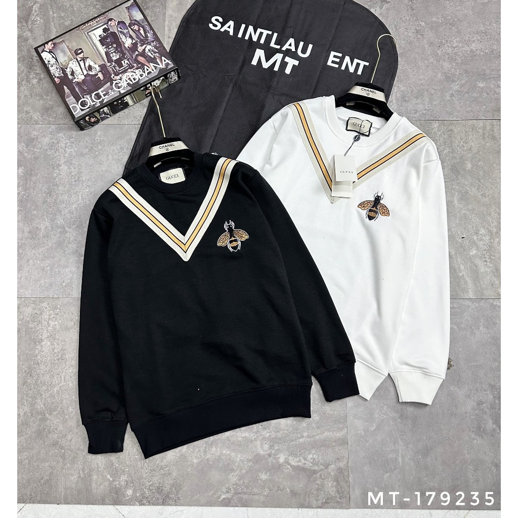 Áo Nỉ SWEATER Gc thêu ong fom chuẩn scap new 2023.