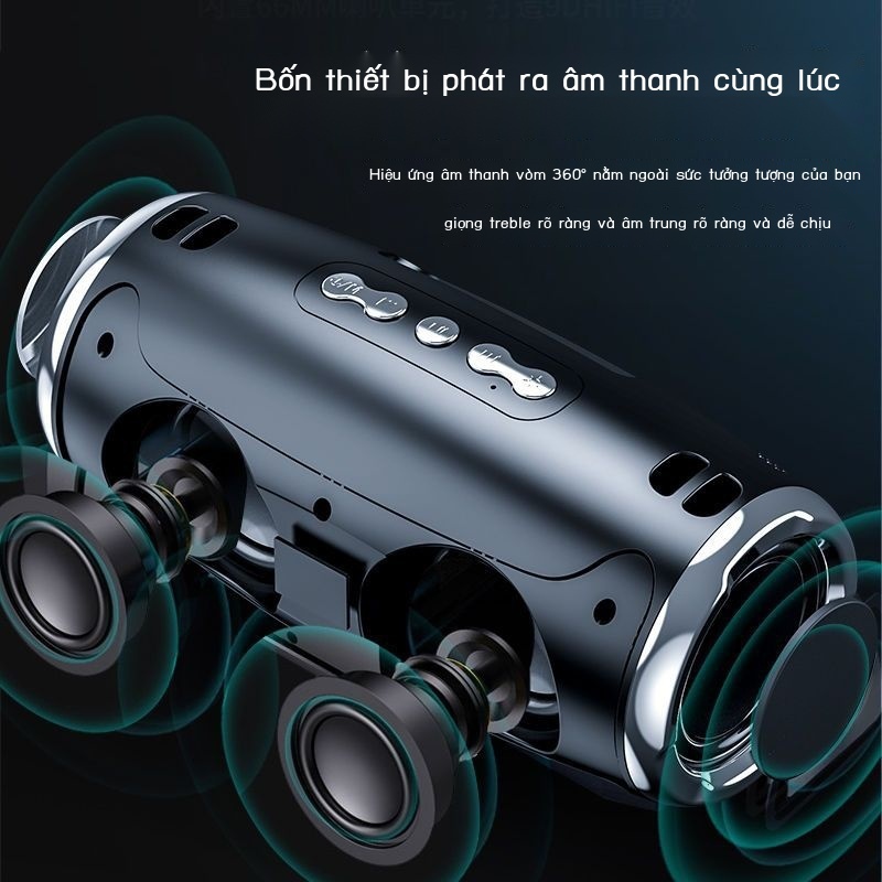 Loa Bluetooth không dây Loa đôi Loa siêu trầm Loa Bluetooth Bass Mạnh Có Đèn Led RGB Loa Bluetooth Khủng Bass