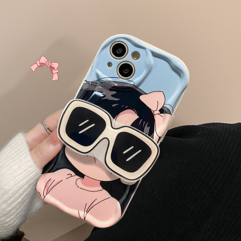 Ốp lưng cô gái đê thương có kính iphone 6 6plus 7 7plus 8 8plus x xr xsmax 11pro 11 11promax 12 12promax 13promax 14pro