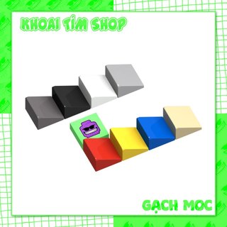 Combo 10 part dốc 1x1 30 độ - phụ kiện đồ chơi lắp ráp gạch moc tương thích 54200