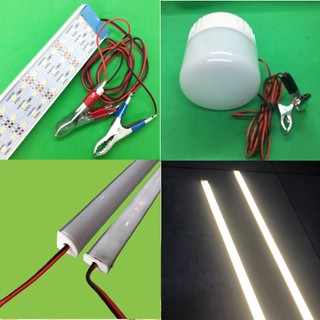 ĐÈN LED SIÊU SÁNG XÀI NGUỒN 12V HOẶC KẸP BÌNH 12V NHIỀU MẪU - Điện Việt
