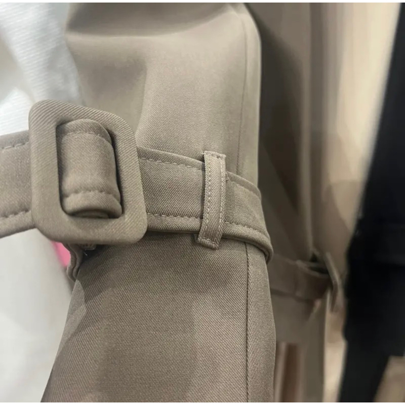 Áo mangto kaki Hàn dáng dài siêu dày ấm hàng QC cao cấp