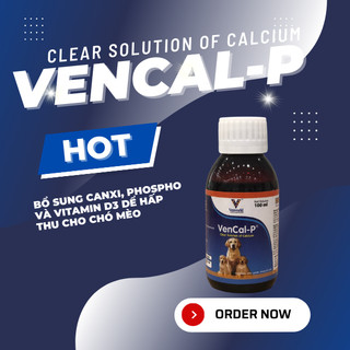 Nước bổ sung Canxi Phospho cho chó mèo VENCAL-P 200ml