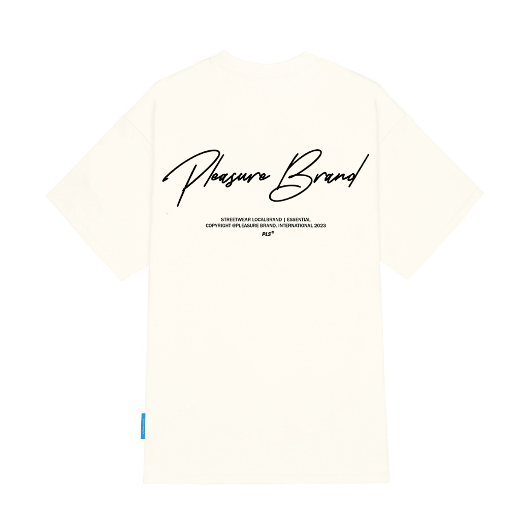 Áo thun oversize PLEASURE, Áo phông Unisex nam nữ Cotton 2 chiều oversize form rộng PLEASURE BRAND