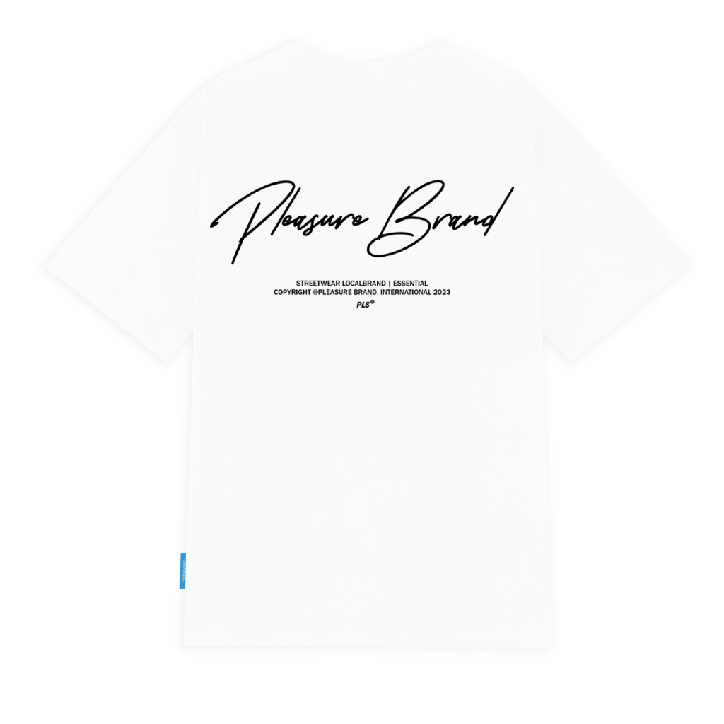 Áo thun oversize PLEASURE, Áo phông Unisex nam nữ Cotton 2 chiều oversize form rộng PLEASURE BRAND