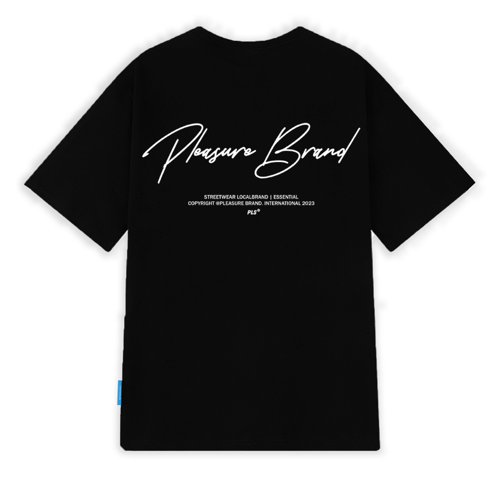 Áo thun oversize PLEASURE, Áo phông Unisex nam nữ Cotton 2 chiều oversize form rộng PLEASURE BRAND
