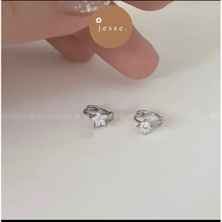 1 chiếc khuyên tai vòng tròn đường kính 6mm