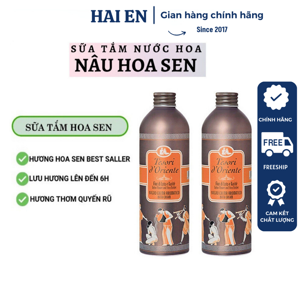 Sữa tắm nước hoa Te.sori 500ml
