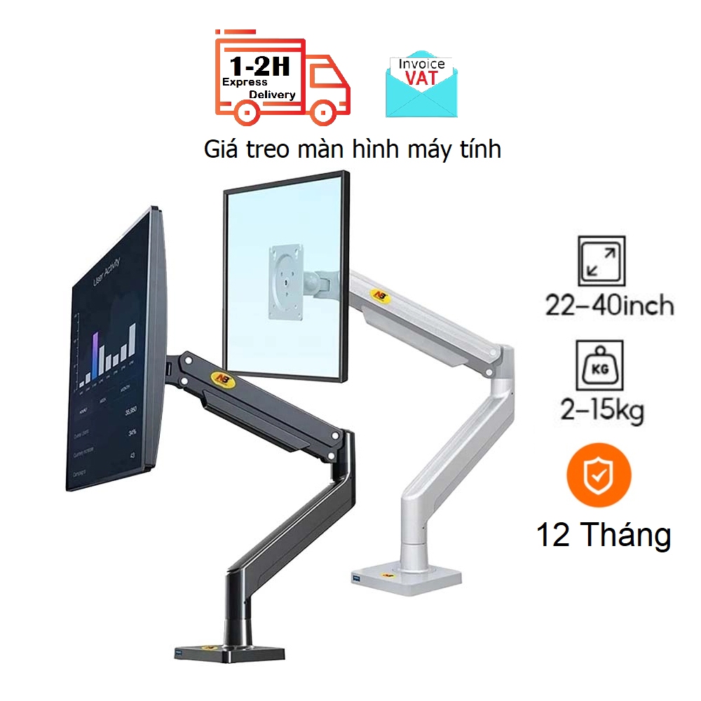 Giá Treo Màn Hình NB-G40 - Arm màn hình hỗ trợ Treo Màn 22-40 Inch - Tải Trọng 15Kg / Model Mới