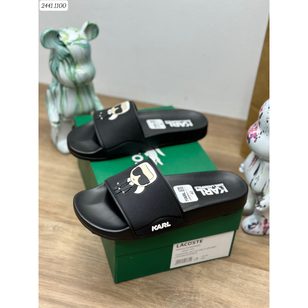 Dép Nam Quai Ngang Pu Karl Mãu dép hot nhất 2023 Giá học sinh