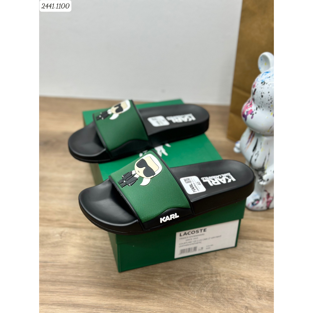 Dép Nam Quai Ngang Pu Karl Mãu dép hot nhất 2023 Giá học sinh