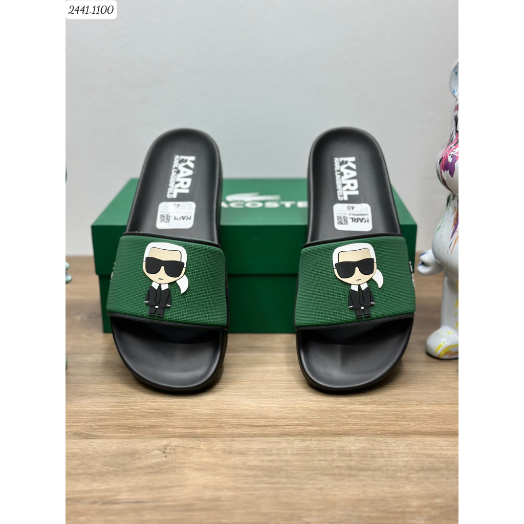 Dép Nam Quai Ngang Pu Karl Mãu dép hot nhất 2023 Giá học sinh