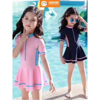 Đồ Bơi Bé Gái, Váy Bơi Liền Thân Đủ Size Cho Bé Từ 3 Tuổi Đến 12 Tuổi, Từ 7kg Đến 45kg