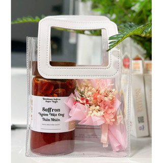 Tem dán hũ saffron ngâm mật ong [COMBO 10 TEM]