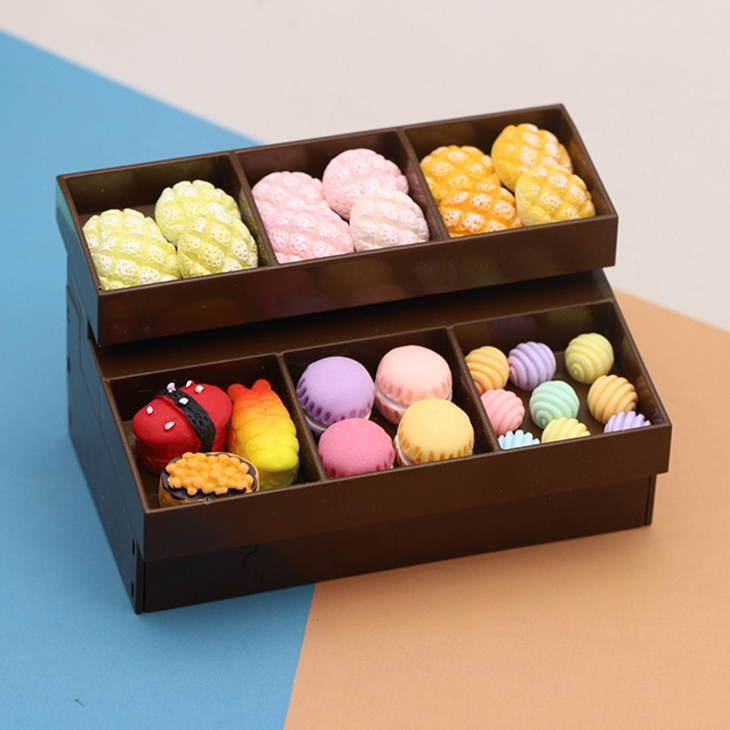 Kệ Trưng Bày Siêu Thị Mini Tỉ Lệ 1 / 12 Cho Nhà Búp Bê