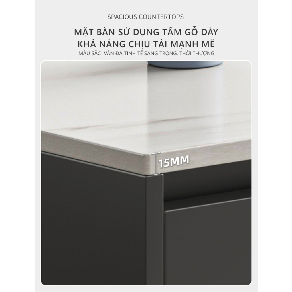 Bàn sofa, bàn uống trà phòng khách thiết kế chân sắt mặt vân đá sang trọng - gp296