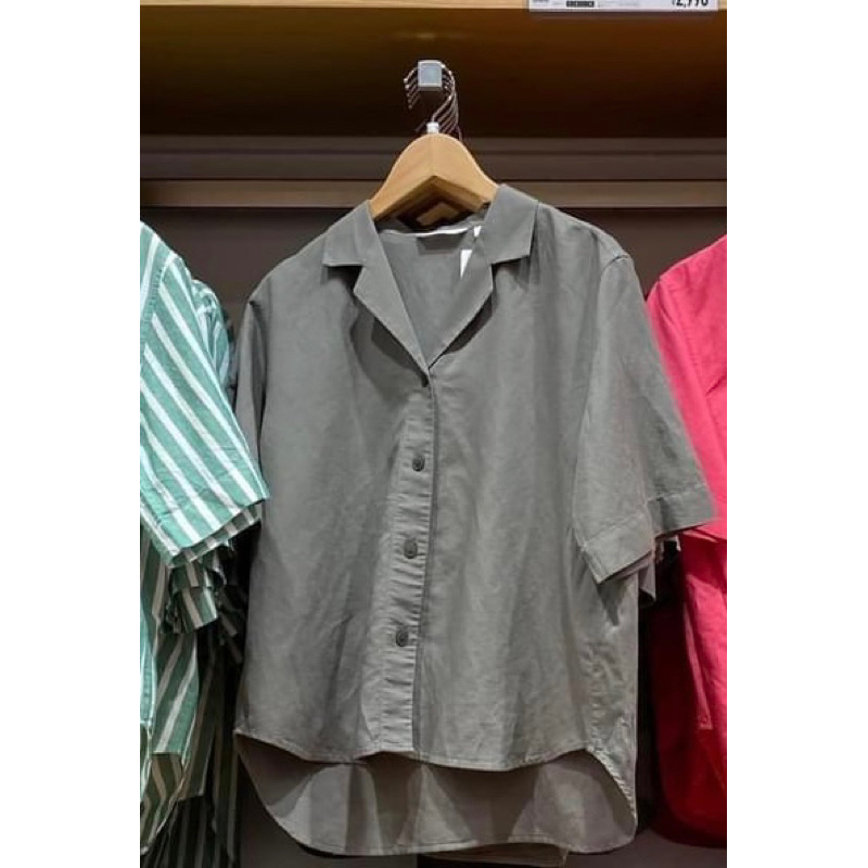 Áo sơ mi Uniql0 cộc tay