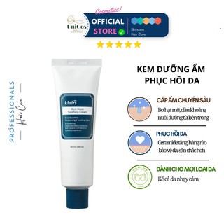 Kem Dưỡng Ẩm Da Nhạy Cảm Da Khô Klairs Rich Moist Soothing Cream - Kem Dưỡng Ẩm Dịu Nhẹ - Kem Dưỡng Da Ngừa Lão Hóa 80ml