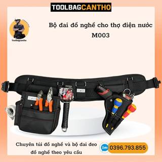 Bộ đai đồ nghề cho thợ điện nước M003