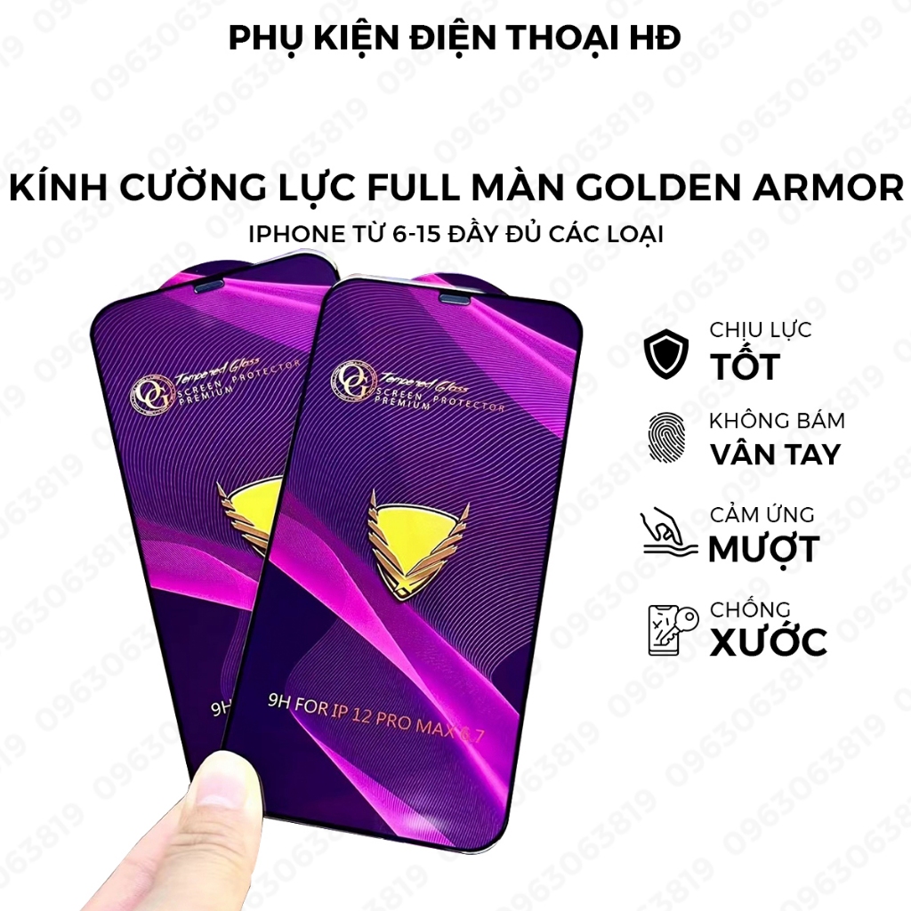 Kính cường lực full màn và cường lực  Iphone 6s 7/8 plus x/xs/xr 11 12 13 14 1promax