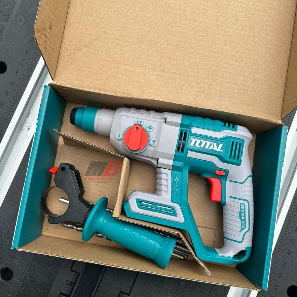 TRHLI20208 Máy Khoan Đục 3 Chức Năng Dùng Pin 20V TOTAL / Lực Đập 2.0J / Hàng Chính Hãng Bảo Hành 6 Tháng