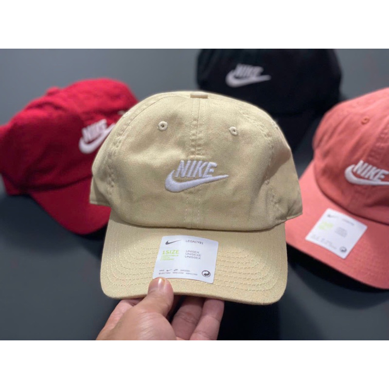 Xưởng Nón Mũ Giá Sỉ Nam Nữ Logo Nike, Màu Đỏ - đen - hồng nhạt - kem, Tự Chụp 100%, Nón Xinh HCM