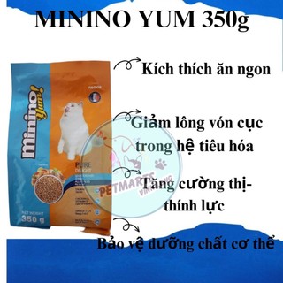 Thức Ăn Cho Mèo Minino Yum Seafood vị hải sản 350gr