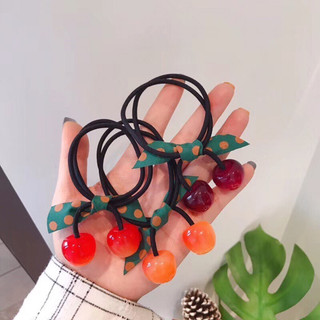 Dây cột tóc 2 trái chery to xinh xắn