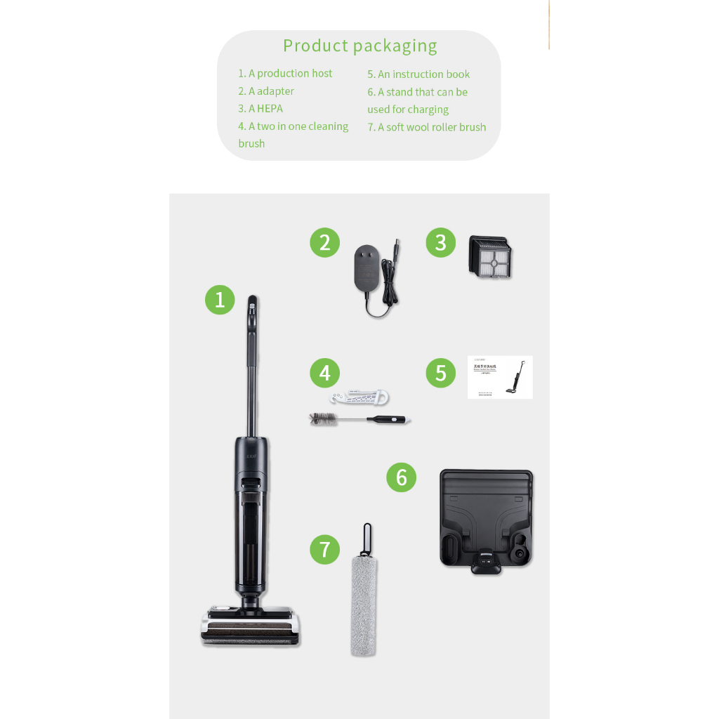 Máy Hút Bụi Khô & Ướt X8 PRO | Cây Lau Nhà Thông Minh Diệt Khuẩn 99.9% | hàng sẵn có