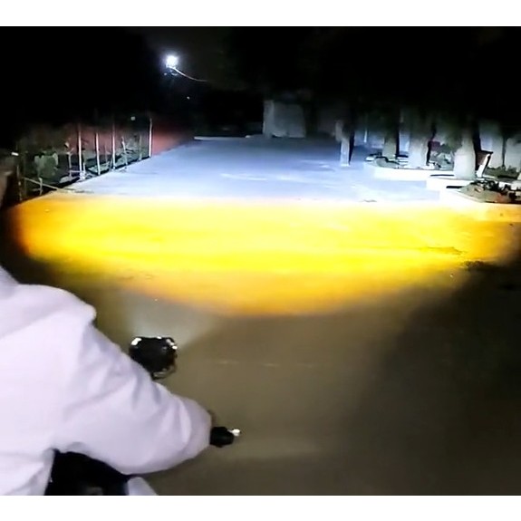 Đèn Trợ Sáng Bi Cầu MT F22X 45W/12.24V/DC 2 Màu 3 Chế Độ Sáng