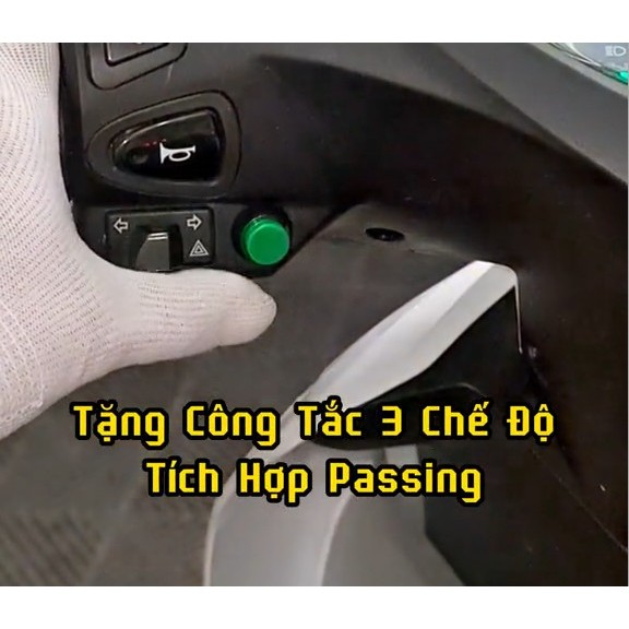 Đèn Trợ Sáng Bi Cầu MT F22X 45W/12.24V/DC 2 Màu 3 Chế Độ Sáng