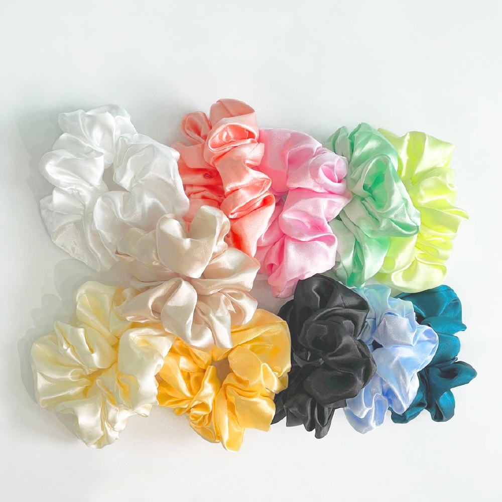 [QUÀ TẶNG KHÔNG BÁN] Cột tóc lụa scrunchies - màu ngẫu nhiên