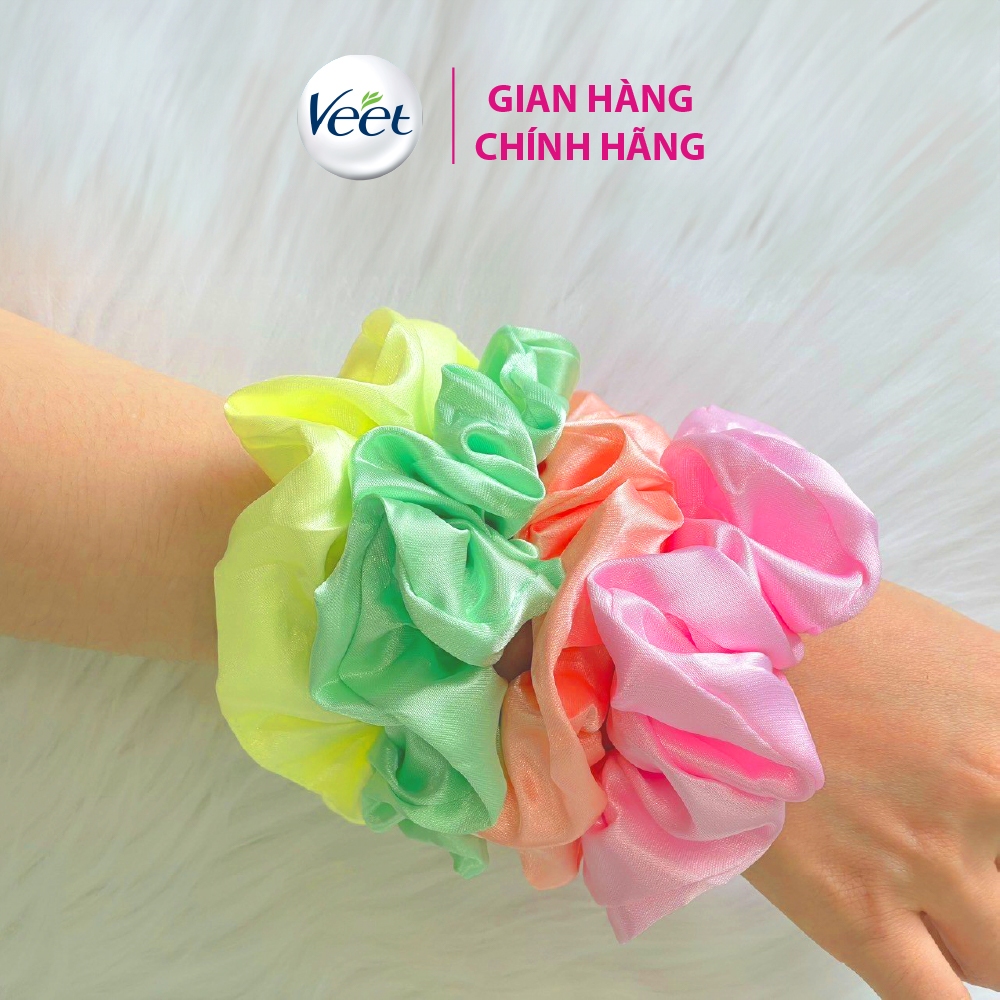 [QUÀ TẶNG KHÔNG BÁN] Cột tóc lụa scrunchies - màu ngẫu nhiên