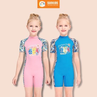 Đồ Bơi Bé Gái ,Bộ Bơi, Sét Đồ Bơi Bé Gái Size Đại Liền Thân Từ 10Kg đến 46kg Cho Bé - Hãng Dollar Kids