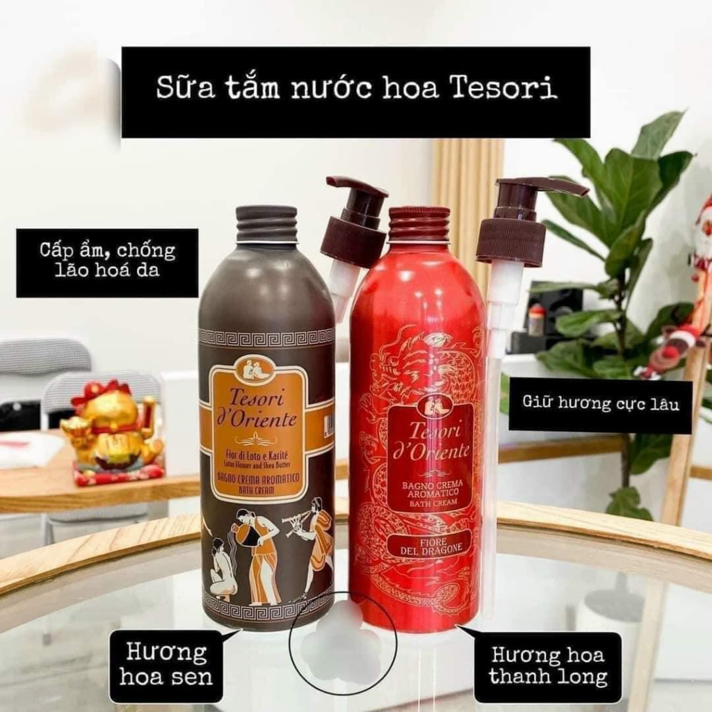 Sữa tắm nước hoa Te.sori 500ml