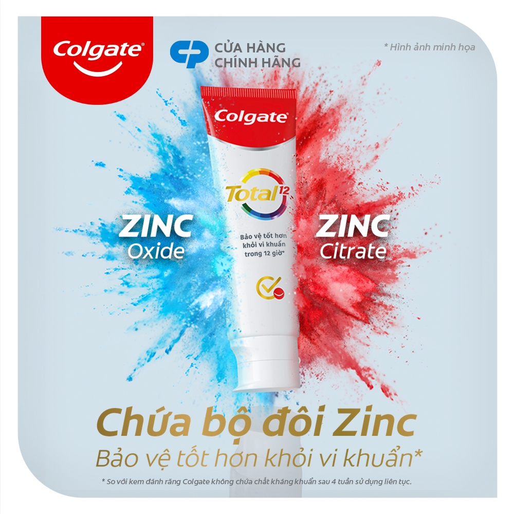 Kem đánh răng Colgate Total giảm chảy máu nướu, bảo vệ toàn diện 12 giờ 170g