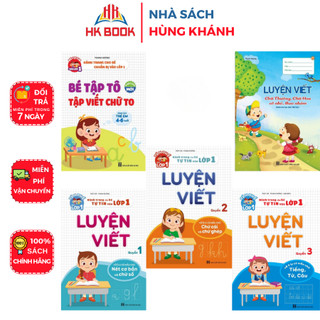Sách - Combo 5 cuốn Luyện viết dành cho bé chuẩn bị vào lớp 1 và đang học lớp 1 (5 cuốn) - V CB 29