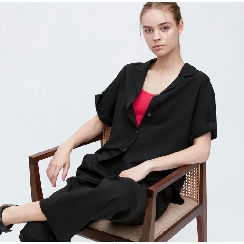 Áo sơ mi Uniql0 cộc tay