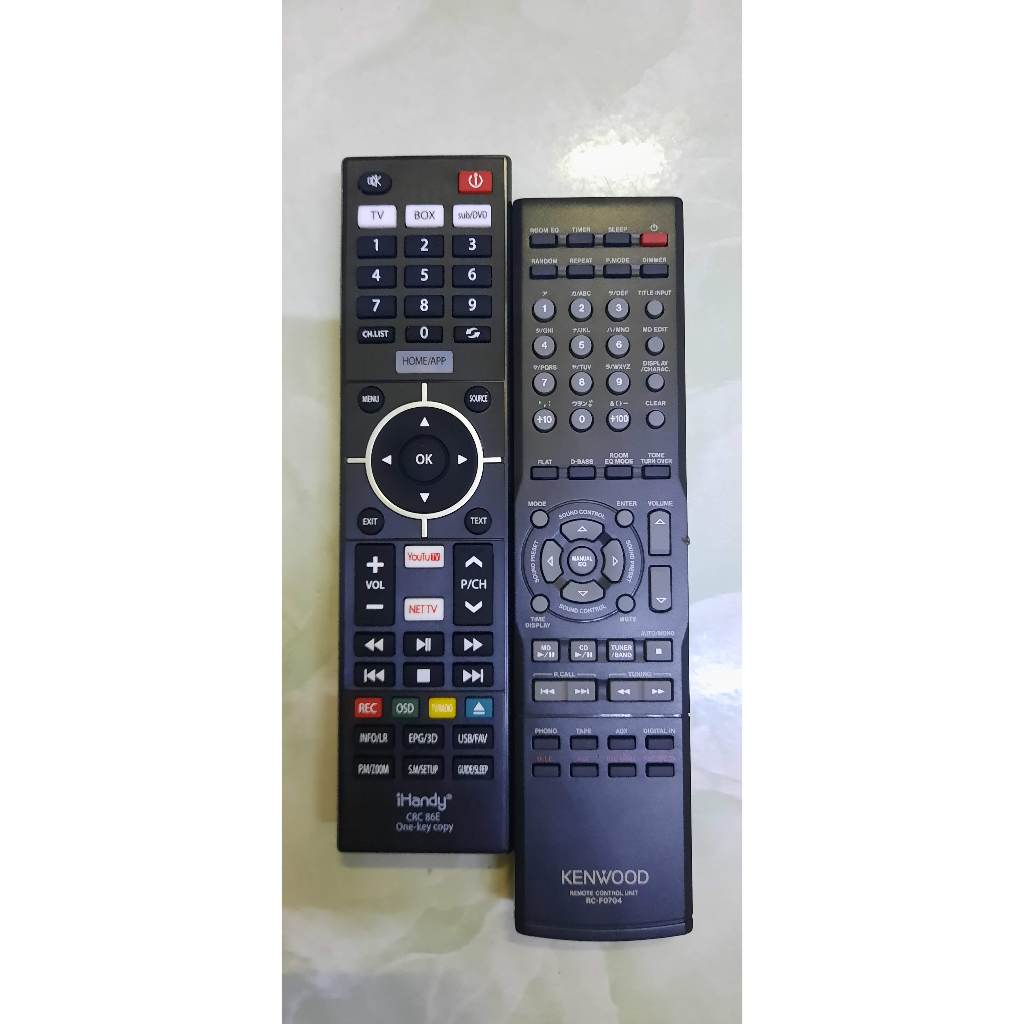 Remote, khiển dàn mini kenwood k700, k711, remote zin và remote hoc chỉnh full ampli kenwood
