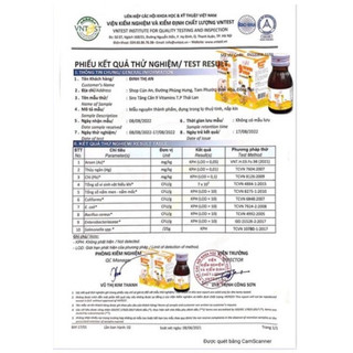 [Liệu Trình 4 Chai] Siro Tăng Cân Cho Bé 9 Vitamin TP Thái Lan 60ML