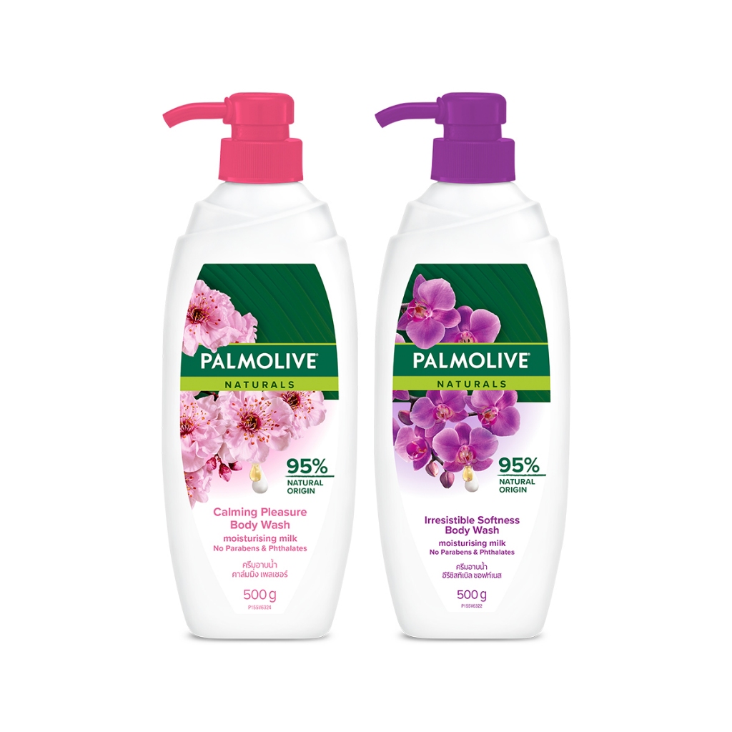 Sữa tắm Palmolive chiết xuất thiên nhiên dưỡng da ẩm mịn từ hoa 500g