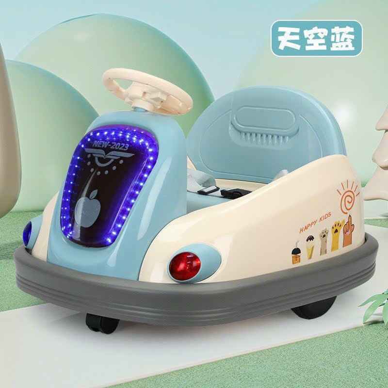 Xe xoay 360 độ trẻ em, xe điện cho bé,  xe đụng trẻ em ,xe húc nhau trẻ em xe có điều khiển và sạc cho bé