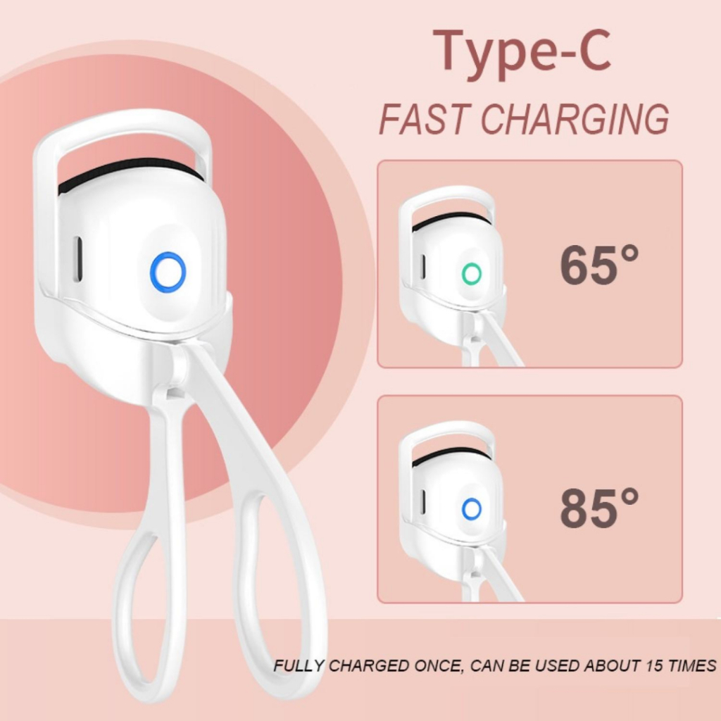 Kẹp Mi Nhiệt Thông Minh- Máy Uốn Mi Bằng Điện Đa Năng Làm Cong, Nâng Mi Nhanh Chóng chính hãng