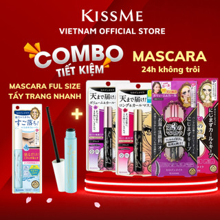 Set Chuốt Mi Mascara và Tẩy Trang Mascara Kissme Heroine Nhật Bản