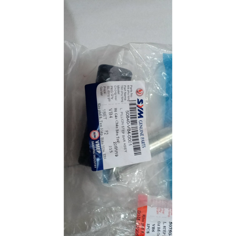 Bộ gác chân xe Galaxy mã VB4 bên trái