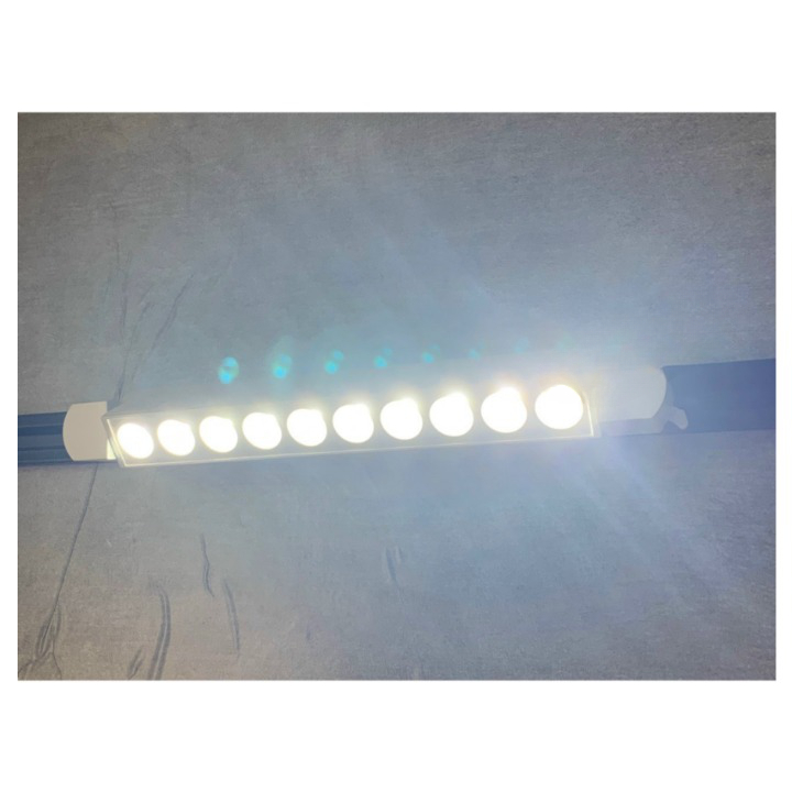 Đèn Rọi Thanh Ngang Gắn Vào Thanh Ray 10W 20W Mẫu BASIC Siêu Sáng Decor Quán Cafe, Shop Quần Áo Thời Trang, Văn Phòng