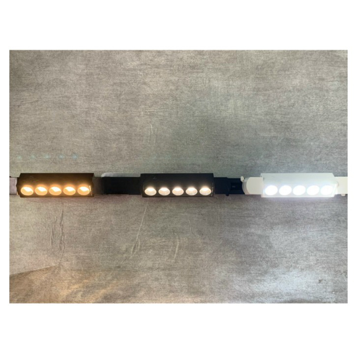 Đèn Rọi Thanh Ngang Gắn Vào Thanh Ray 10W 20W Mẫu BASIC Siêu Sáng Decor Quán Cafe, Shop Quần Áo Thời Trang, Văn Phòng