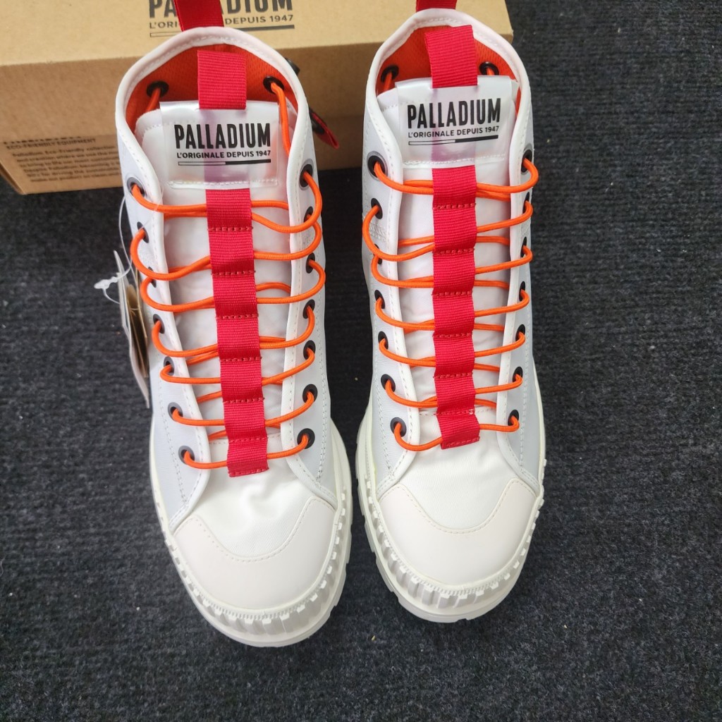 Giày Palladium cổ cao trắng chống bẩn mẫu mới nam nữ